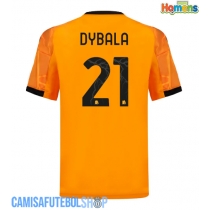 Camisa de time de futebol AS Roma Paulo Dybala #21 Replicas 2º Equipamento 2025-26 Manga Curta